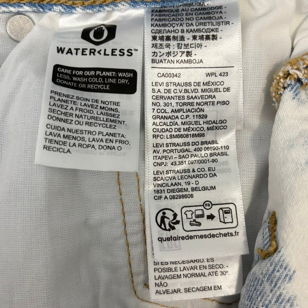 Levi's 501 '81 Jeans Women 26/29 Acid Wash Rare R-ONLY Blank Tab - Picture 9 of 11